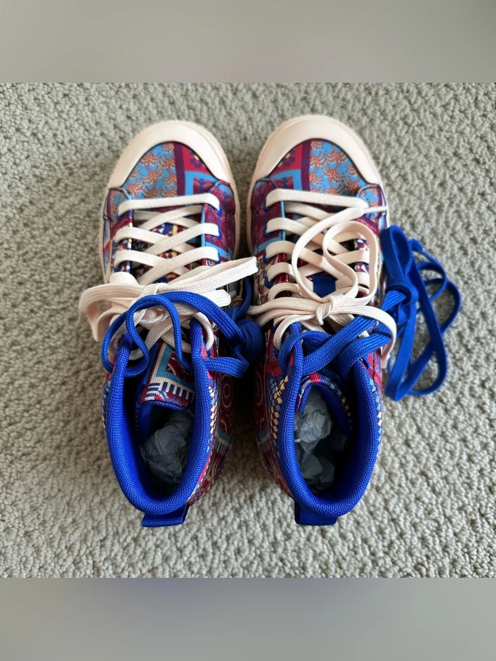 Adidas Bravada x Farm Rio Women’s High-Top platform Patterned Sneakers
